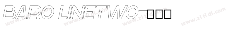 Baro LineTwo字体转换